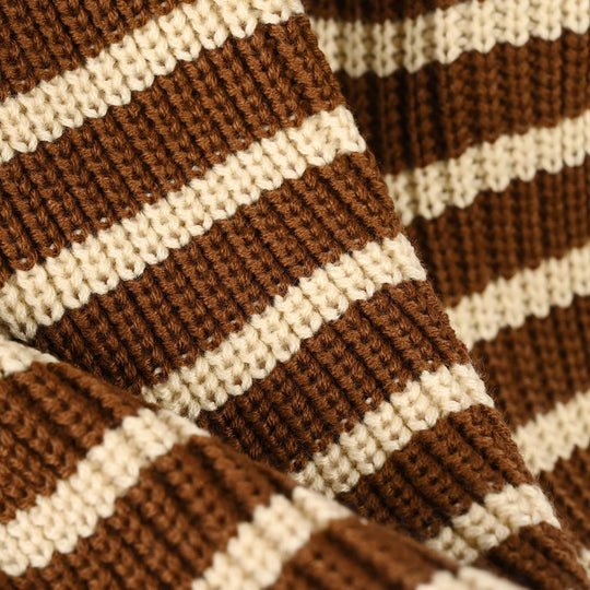 Boys Acrylic Sweater Brownie-BROWN