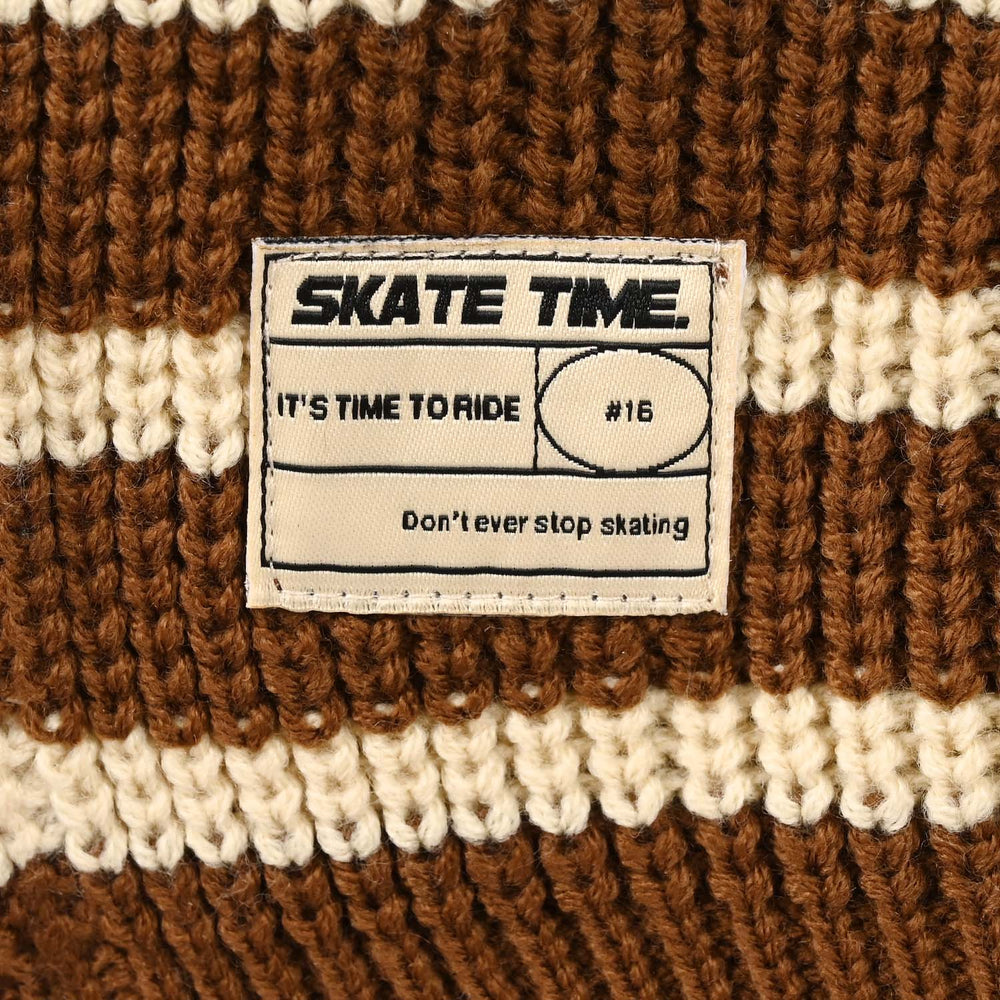 Infant Boys Acrylic Sweater Brownie-BROWN