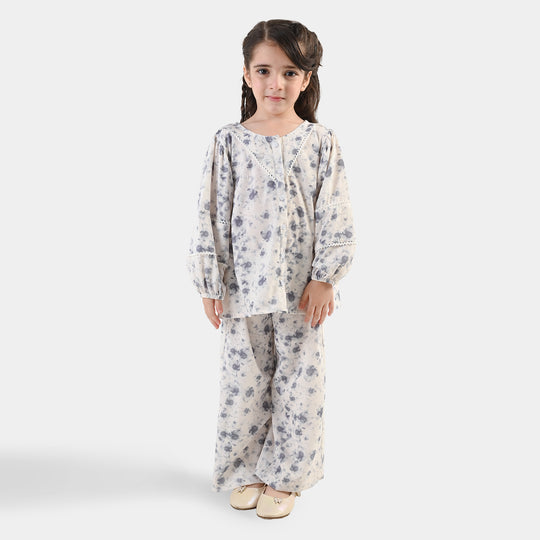 Girls Polyester Co-ord Set Galaxy - Multi