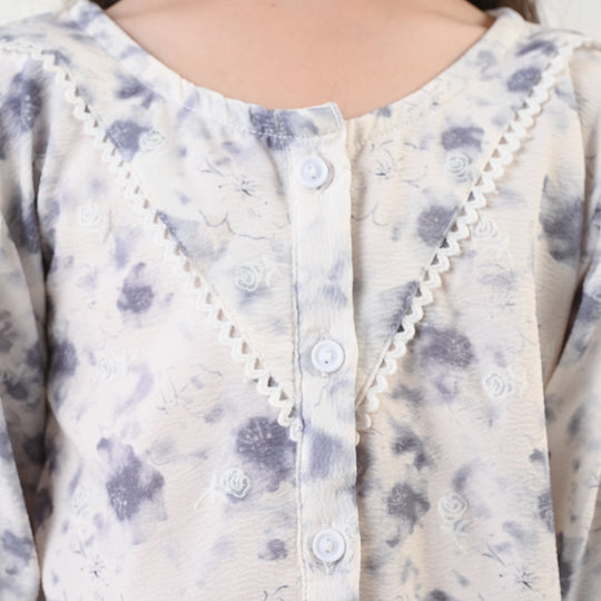 Girls Polyester Co-ord Set Galaxy - Multi