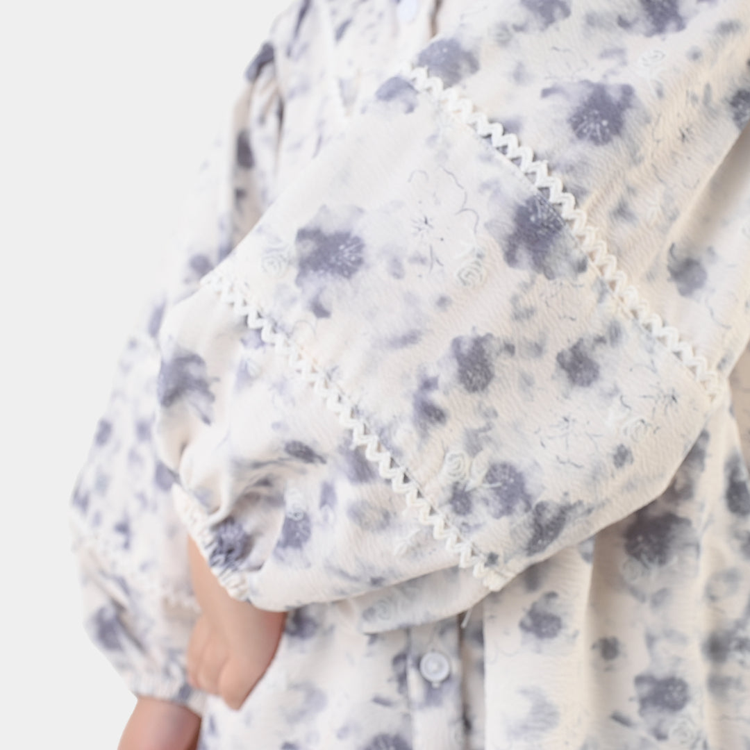 Girls Polyester Co-ord Set Galaxy - Multi