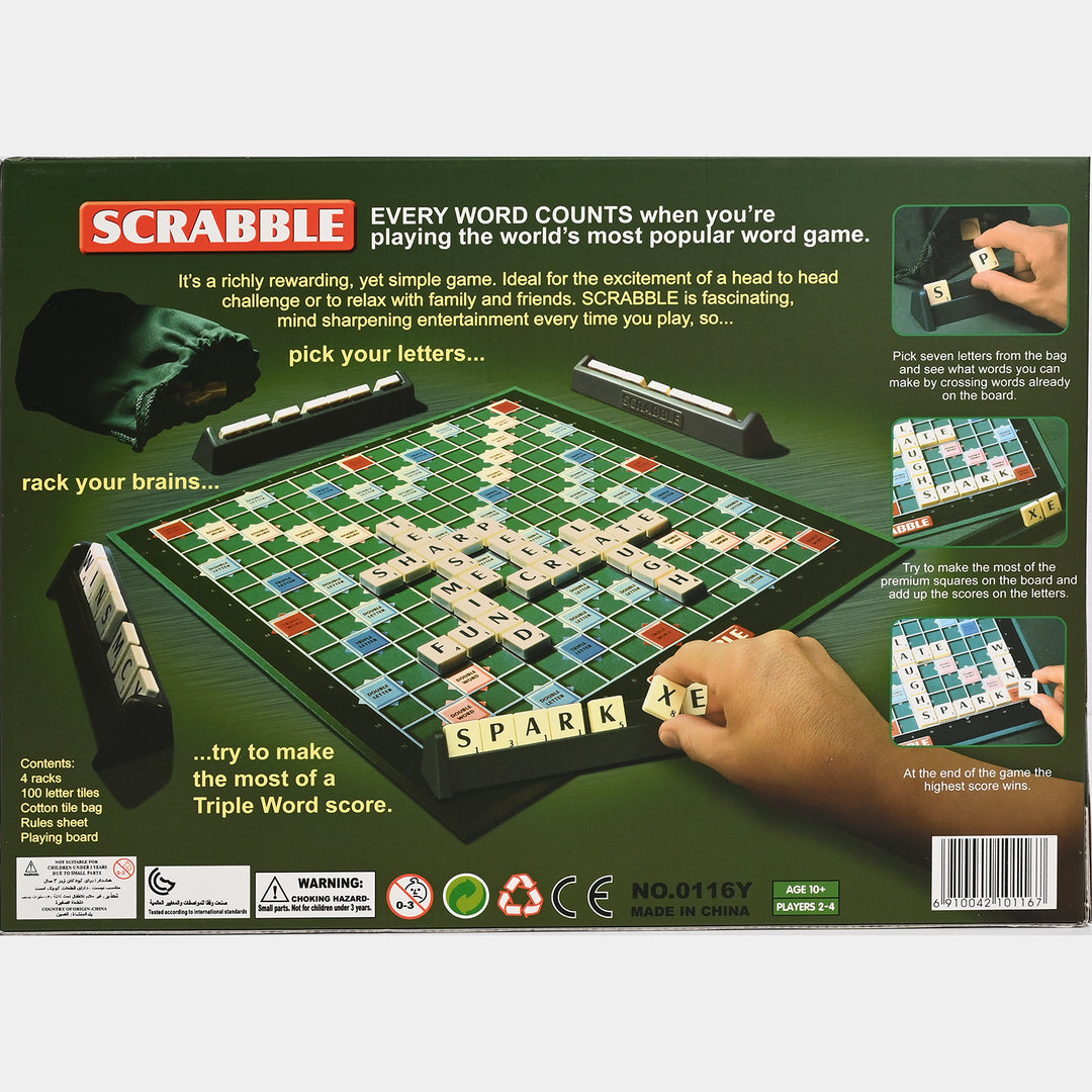 Scrabble Classic Crossword Game