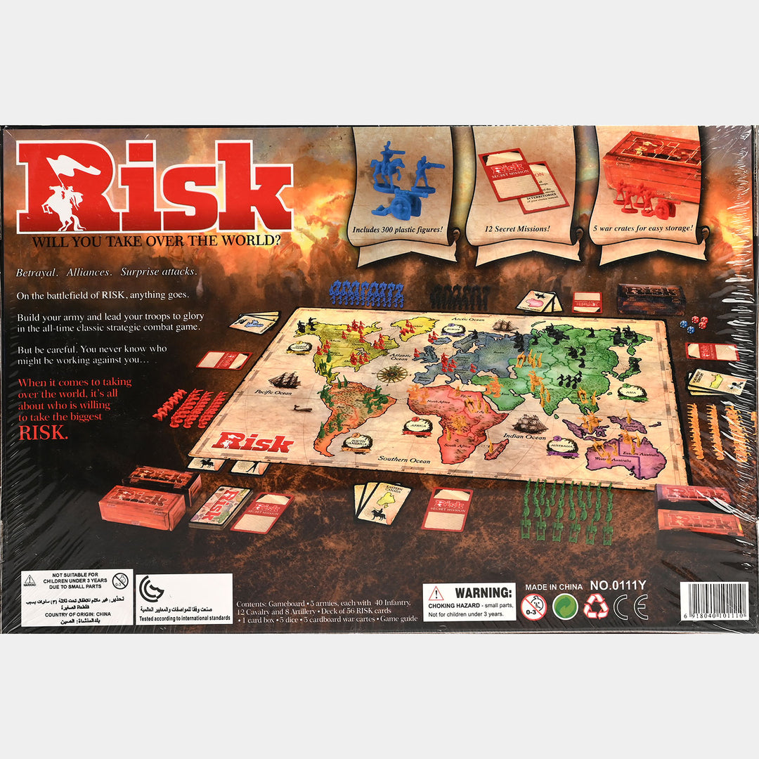 Risk Classic Strategic Warfare Board Game