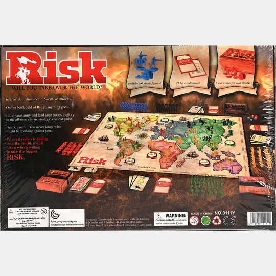 Risk Classic Strategic Warfare Board Game