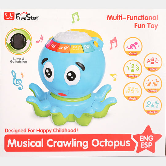 Universal Octopus With Light Music