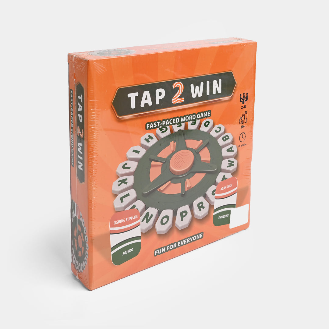 TAP 2 WIN Fast-Paced Word Board Game