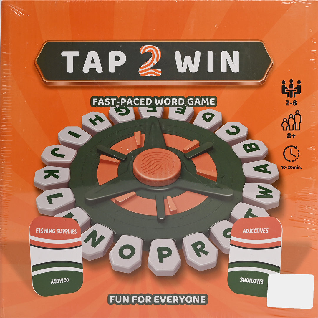 TAP 2 WIN Fast-Paced Word Board Game