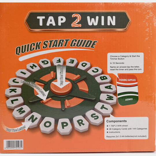 TAP 2 WIN Fast-Paced Word Board Game
