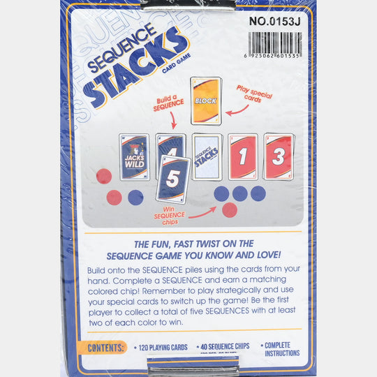 Sequence Stacks Strategy Board Game