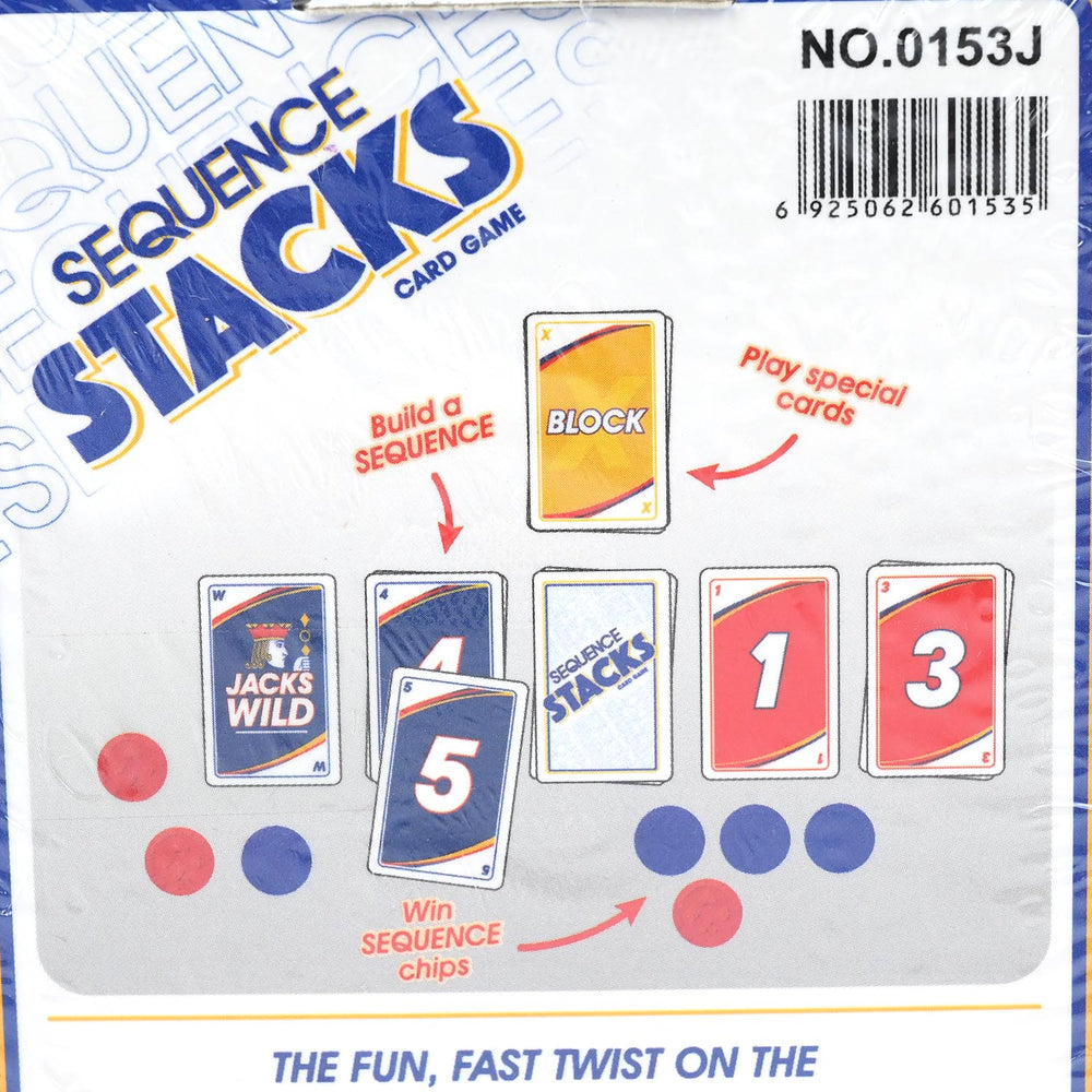 Sequence Stacks Strategy Board Game