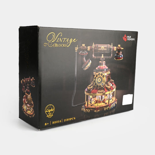 Classic Retro Telephone Building Blocks | 1130Pcs