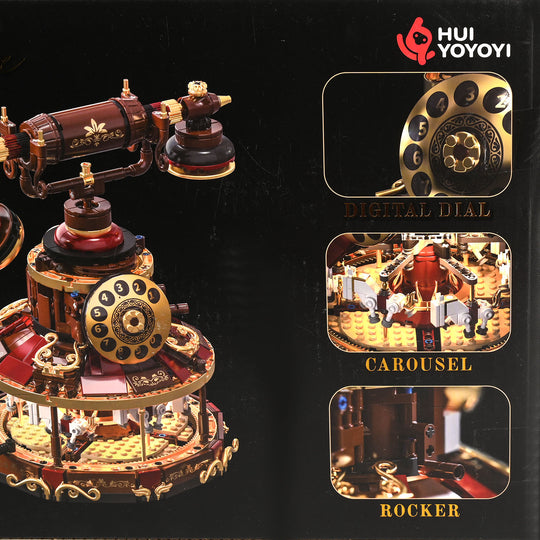 Classic Retro Telephone Building Blocks | 1130Pcs
