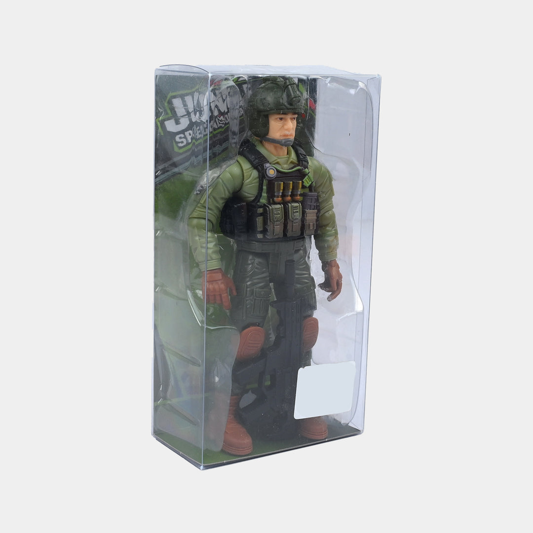 Military Character With Weapons