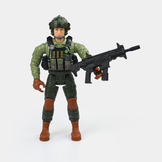 Military Character With Weapons