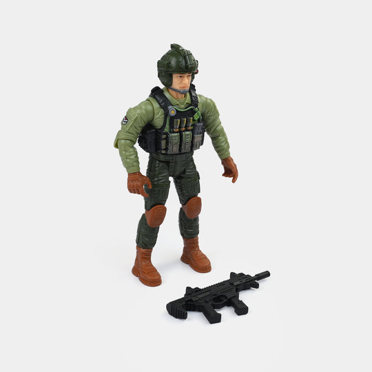 Military Character With Weapons