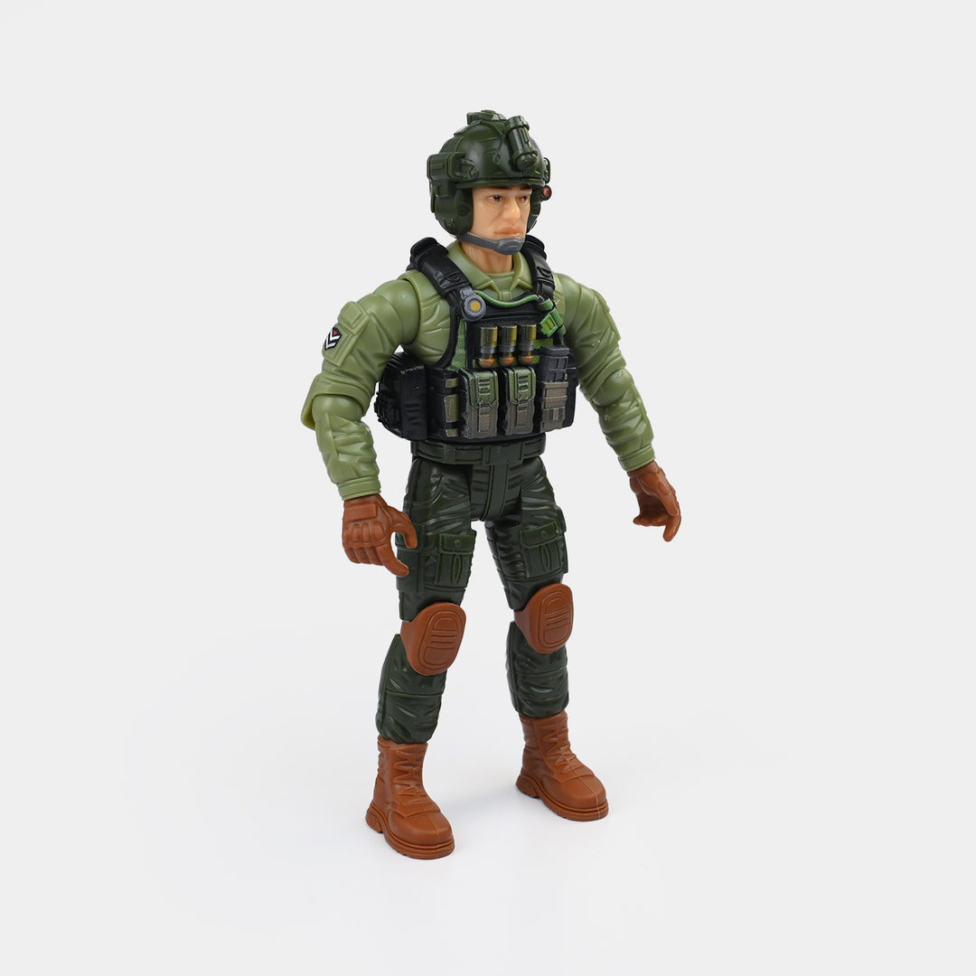 Military Character With Weapons