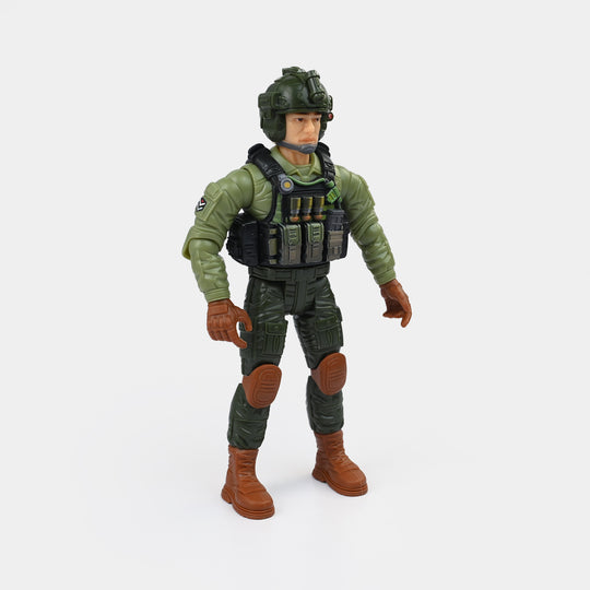 Military Character With Weapons