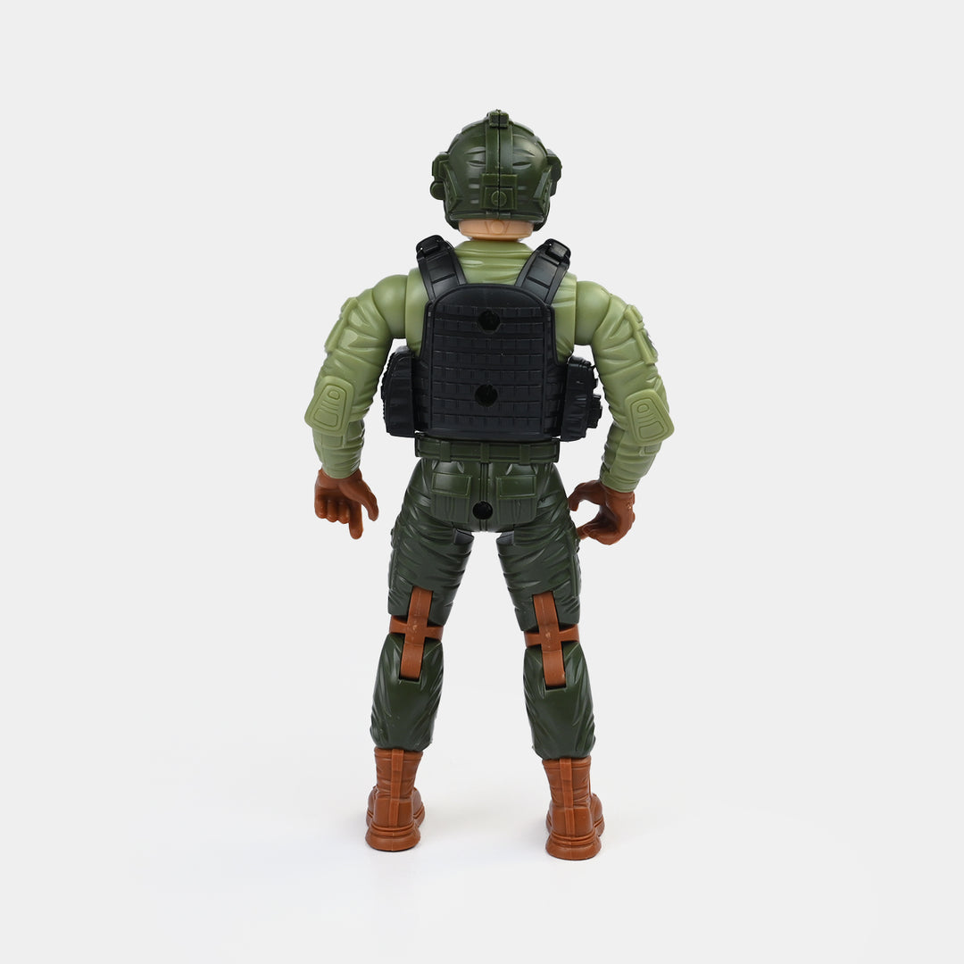 Military Character With Weapons