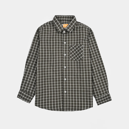 Boys Yarn Dyed Shirt (Broad Check)
