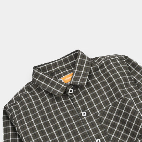 Boys Yarn Dyed Shirt (Broad Check)
