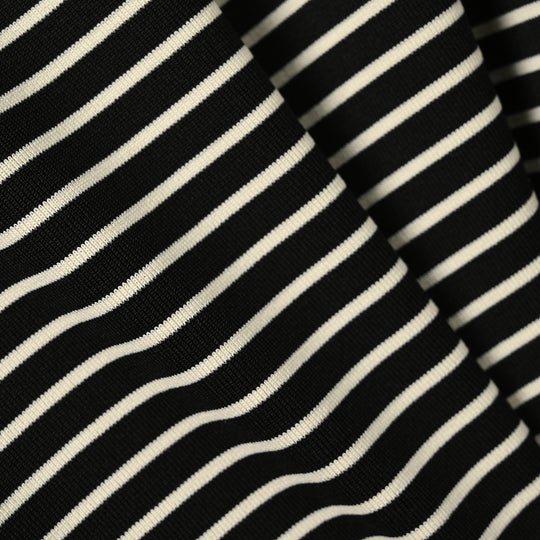 Boys Yarn Dyed T-Shirt Fun Days ahead - Black