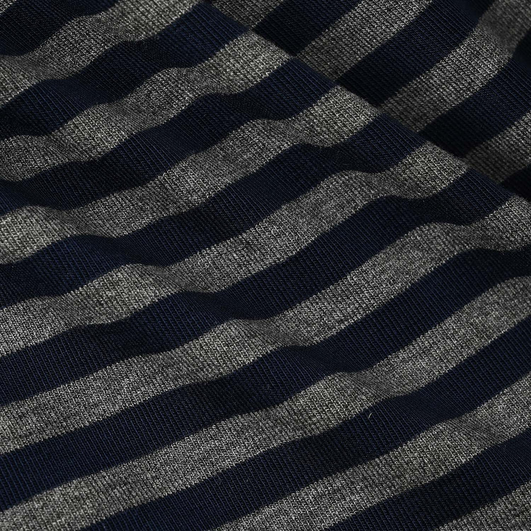 Boys Yarn Dyed T-Shirt F/S Play without Limit-Blue