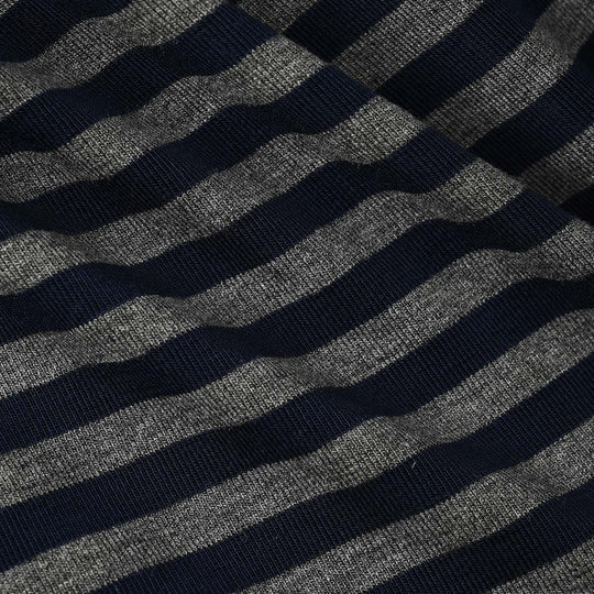 Boys Yarn Dyed T-Shirt F/S Play without Limit-Blue