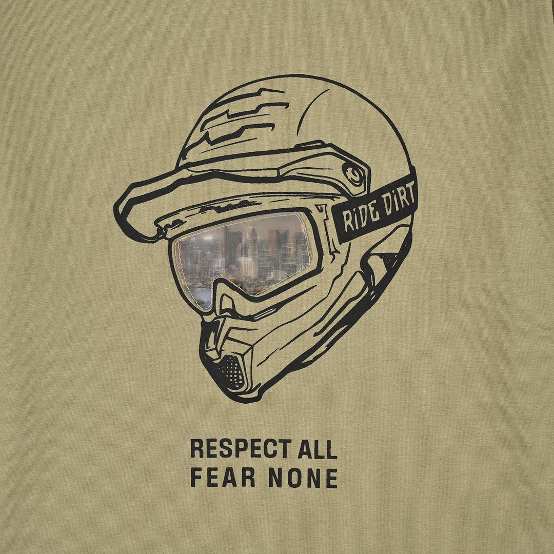Boys Lycra Jersey T-Shirt H/S Respect All-GREEN