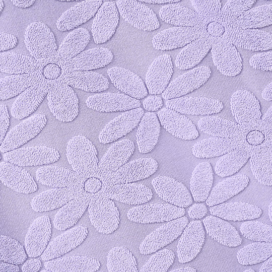 Girls Lycra Jersey T-Shirt F/S Purple Floral-Purple
