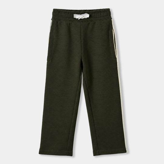Boys Cotton Interlock 2Pcs Suit 80-Green