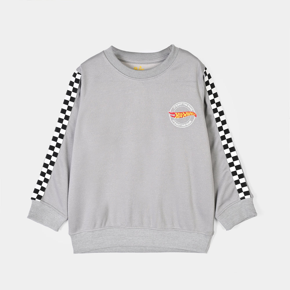 Boys Thermal 2Pcs Suit Hot Wheels-GREY