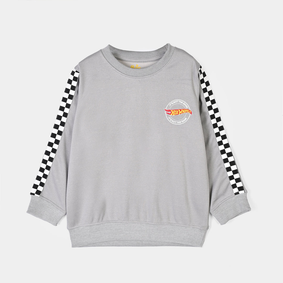 Boys Thermal 2Pcs Suit Hot Wheels-GREY