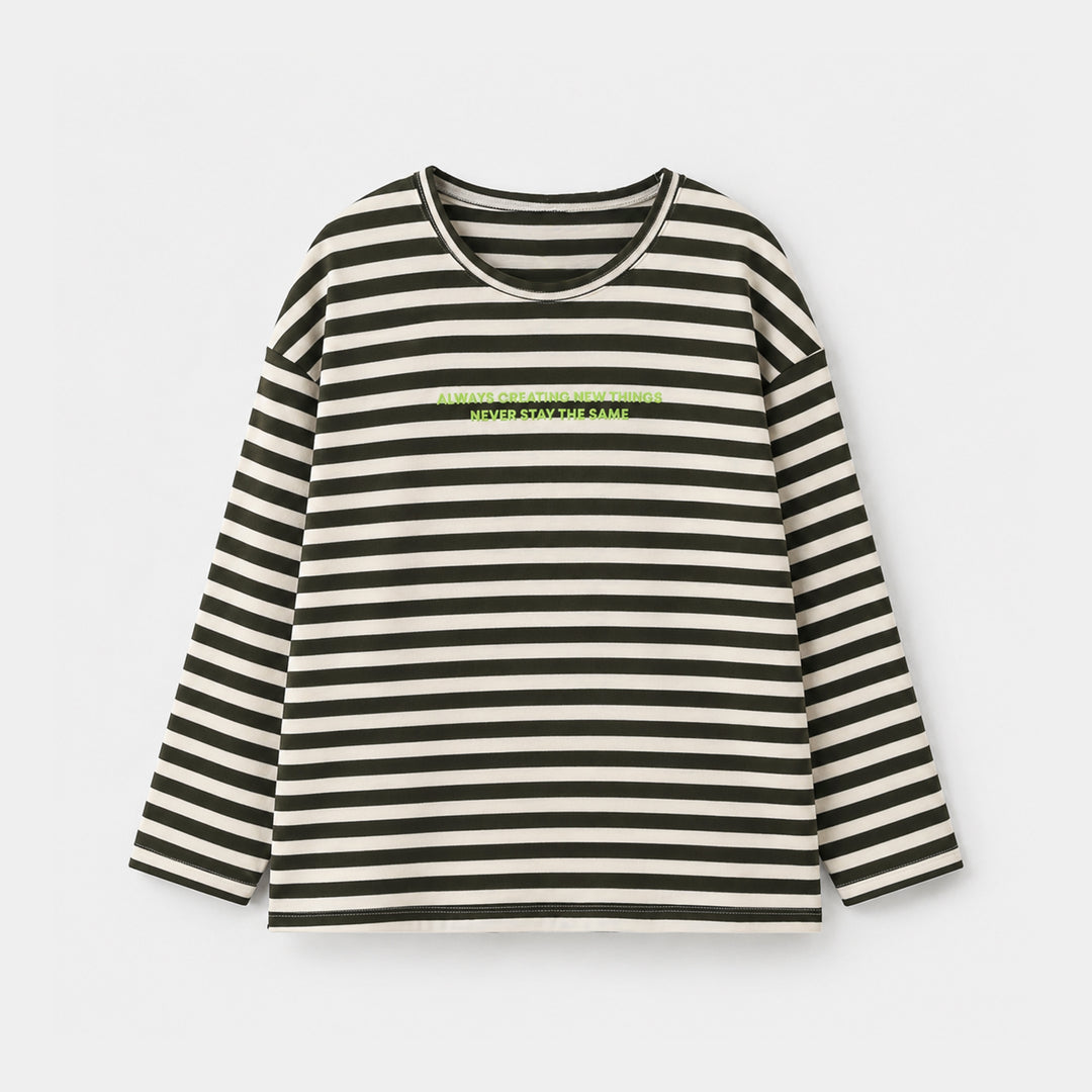 Boys Lycra Jersey T-Shirt F/S Always Creation-GREEN