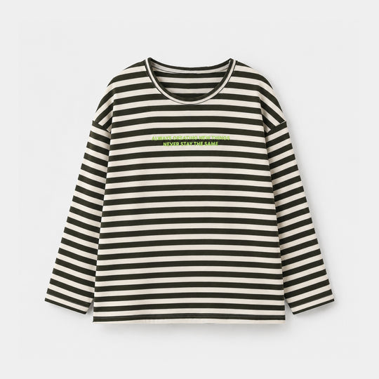 Boys Lycra Jersey T-Shirt F/S Always Creation-GREEN