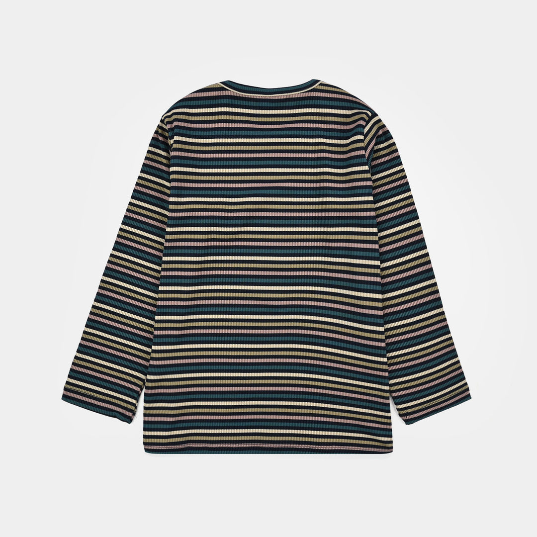 Boys 2x1 Rib T-Shirt F/S Your Imagination-Blue