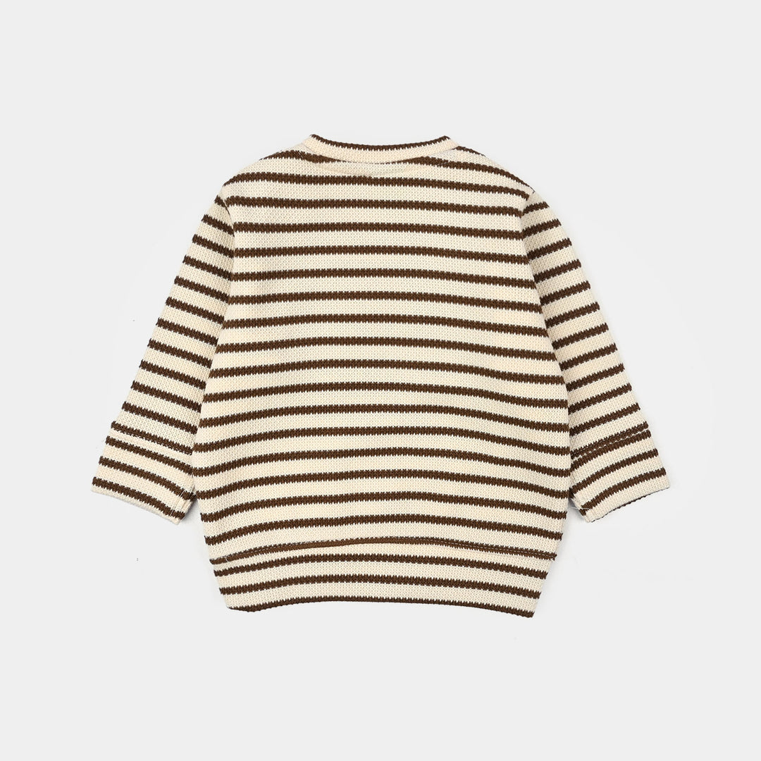 Infant Boys 2x1 Rib 2 Pcs Suit Hauling Alone - Stripes
