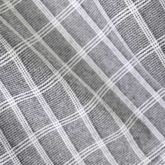 Infant Boys Cotton Jersey 2Pcs Suit Checkered-GREY