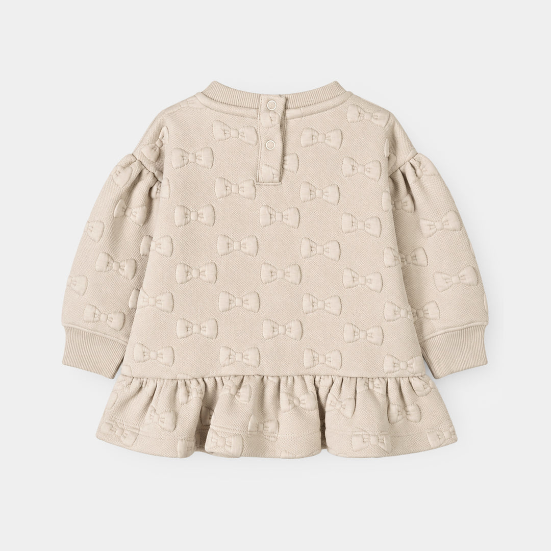 Infant Girls Quilted 2Pcs Suit Little Bows