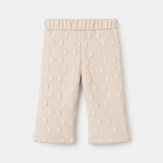Infant Girls Quilted 2Pcs Suit Little Bows