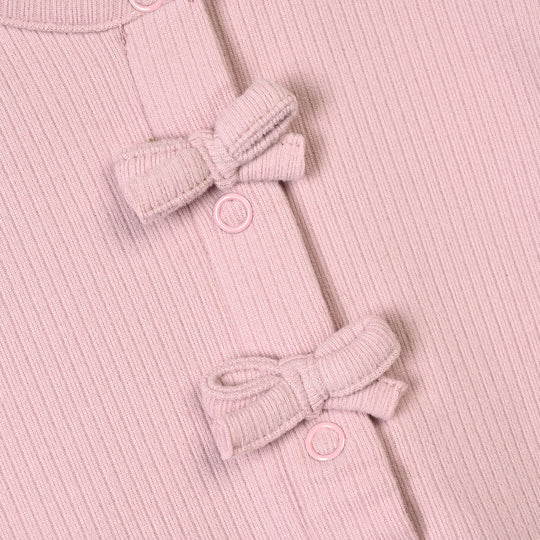 Infant Girls Ottoman 2Pcs Suit Layered Frill-PINK