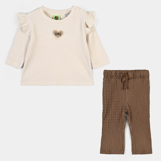 Infant Girls Ottoman 2Pcs Suit Flare Style