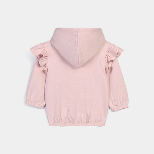 Infant Girls Cotton Jersey 2Pcs Suit Bunny-Pink