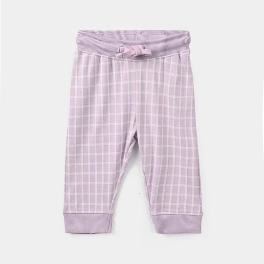 Infant Girls Cotton Jersey 2Pcs Suit Lilac-Purple