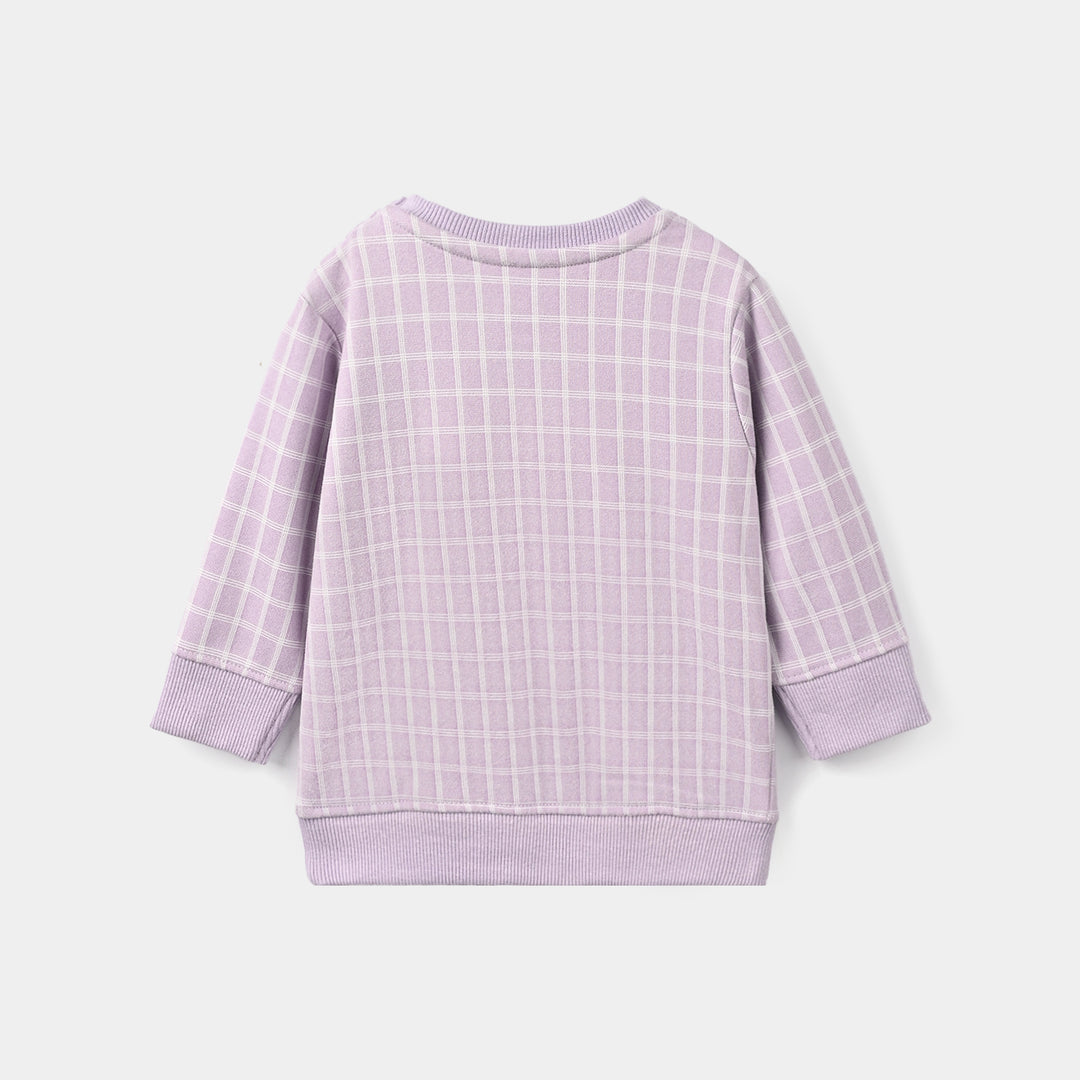 Infant Girls Cotton Jersey 2Pcs Suit Lilac-Purple