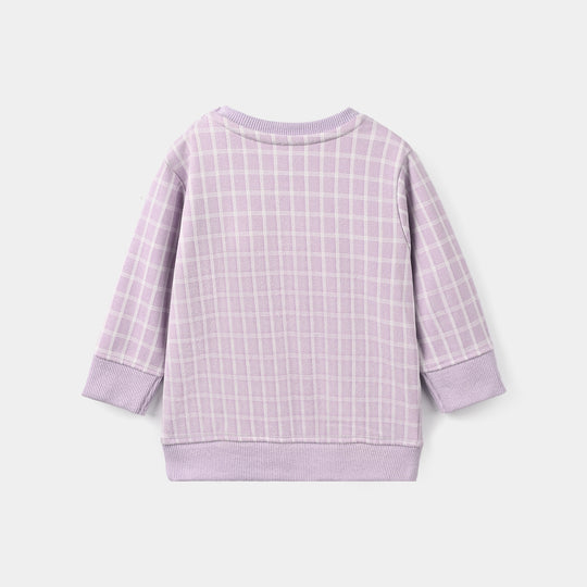 Infant Girls Cotton Jersey 2Pcs Suit Lilac-Purple