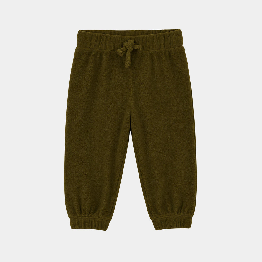 Infant Boys Velour 2Pcs Suit Scarfs Pals-GREEN