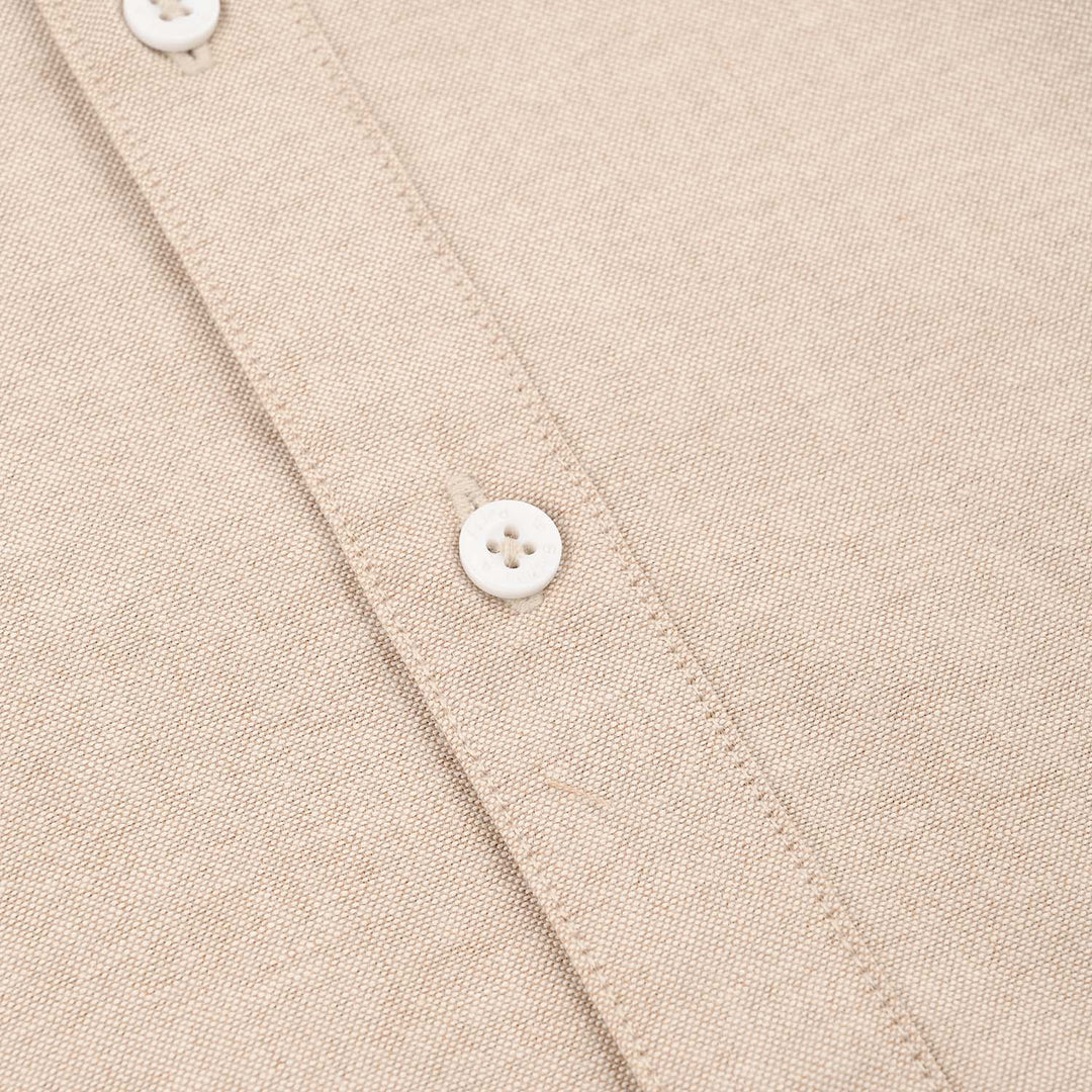 Boys Oxford Shirt F/S (Umber)-L.BROWN