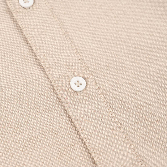 Boys Oxford Shirt F/S (Umber)-L.BROWN