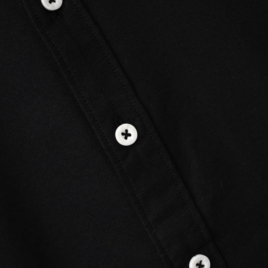 Boys Oxford Shirt F/S (Jet)-BLACK