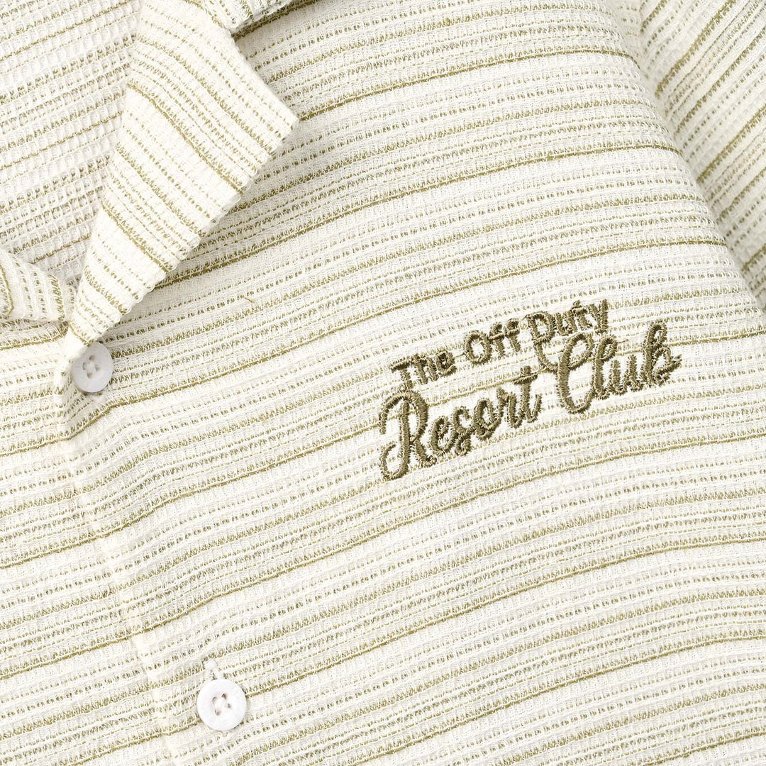 Boys Yarn Dyed Shirt Full Sleeves (Off Duty) - White
